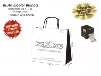 BUSTE IN CARTA BICOLOR BIANCA/NERA 